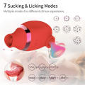 USB Electric Clitoral Sucking With Tongue Licking Full Body Massager Breast Massage Vibrator Sex Toys for Women